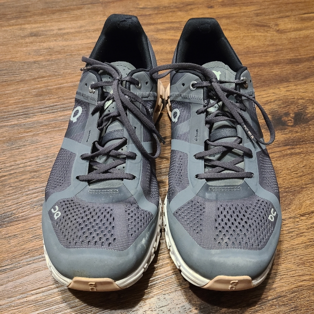 On Cloud Cloudflow Mesh Rock Rose Running Shoes 9… - image 3